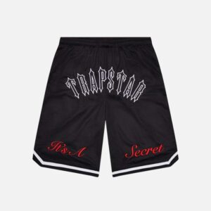 Trapstar It’s A Secret Irongate Arch Shorts – Black/Red