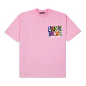 MELOVÉ Love Hurts 2.0 T‑Shirt – Pink