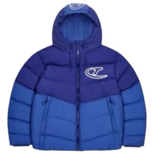 Trapstar Hyperdrive Hood Puffer Jacket – Blue