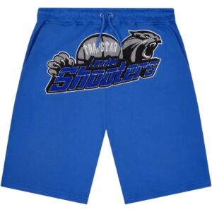 Trapstar Shooters Chenille Shorts – Blue/Dazzling Blue