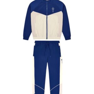Trapstar Irongate T Shell Tracksuit – Blue/White